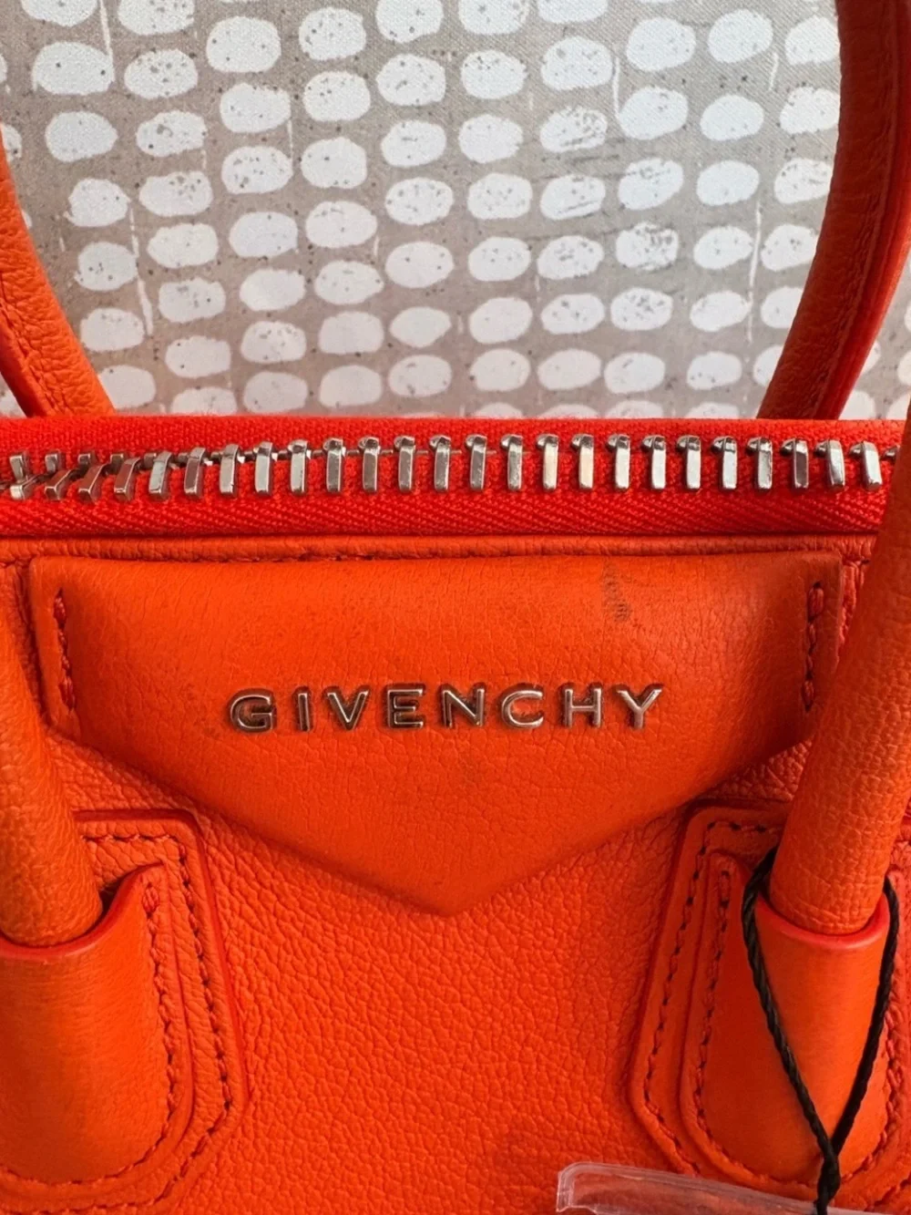 Givenchy Red Antigona-Style Satchel with Shoulder Strap